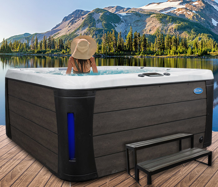 Calspas hot tub being used in a family setting - hot tubs spas for sale Essex